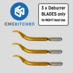 3x Deburrer Blades for Right Hand Use