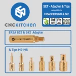 Soldering Tips + Adapter compatible with ERSA tips series 832 & 842