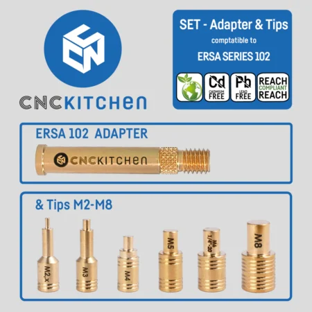 Soldering Tips Set compatible with ERSA tip series 102