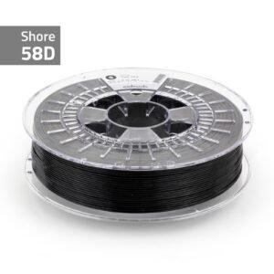Extrudr 3D Printer Filament FLEX HARD black