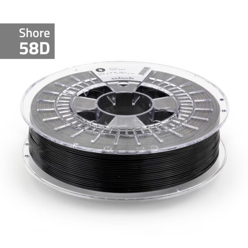 Extrudr 3D Printer Filament FLEX HARD black