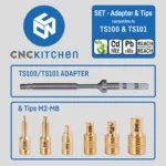 TS100/101 Soldering Adapter + Tips Set