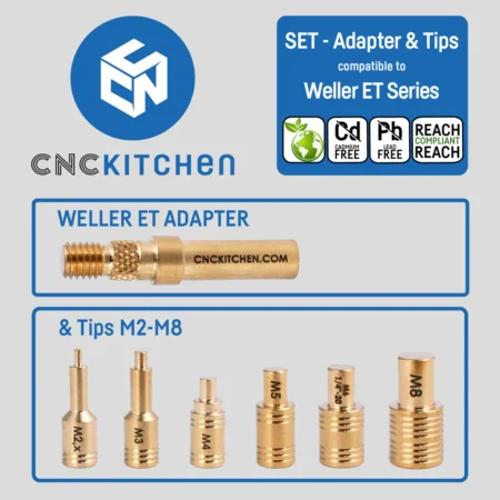 Soldering Tips SET compatible with Weller PT & ET